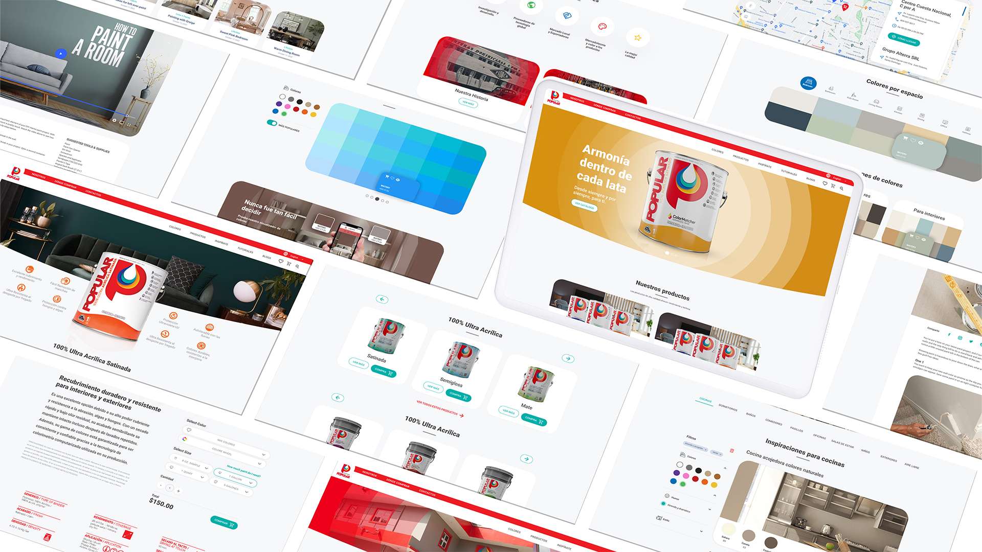 Pinturas Popular Webdesign